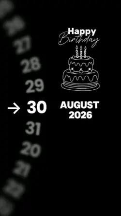 HBD 30 August