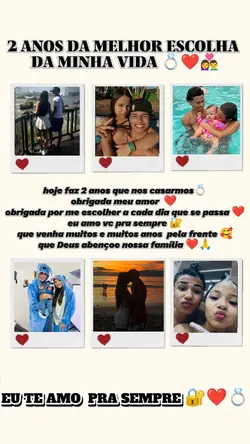 2 anos de casados 
