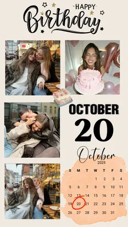 BIRTHDAY 20 OCTOBER