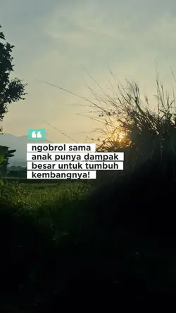 ngobrol sama anak