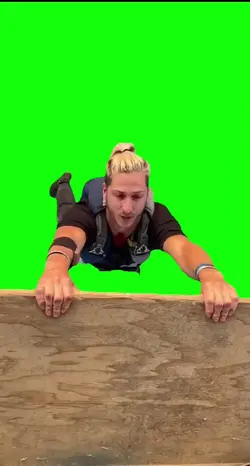green screen man