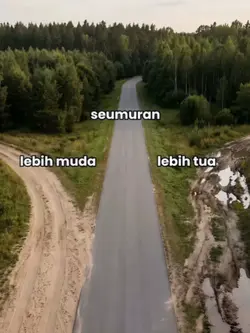 lebih muda/seumuran
