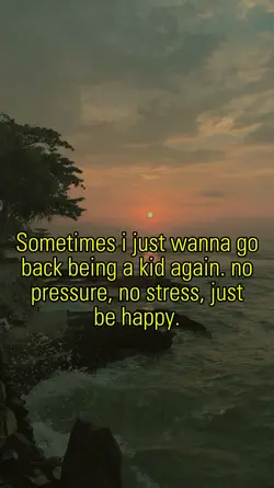Back to kid again