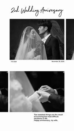 2 year wedding day