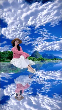 Water reflection