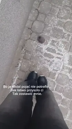 Tak zostawić mnie...