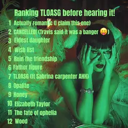Pre ranking TLOASG!!