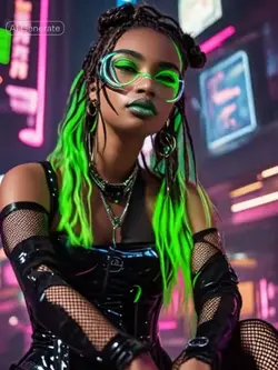 me as a cyber goth 