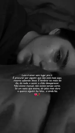 O luto é...