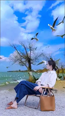Happy seagull