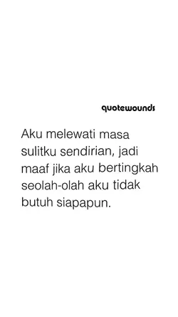 Aku melewati