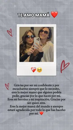 Carta para mamá 