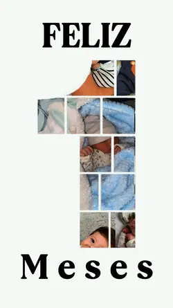 feliz 1 meses de vid