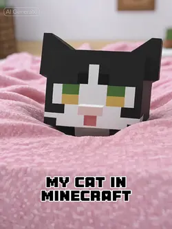 My Cat In Minecraft