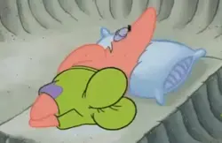 clap Patrick's cheek
