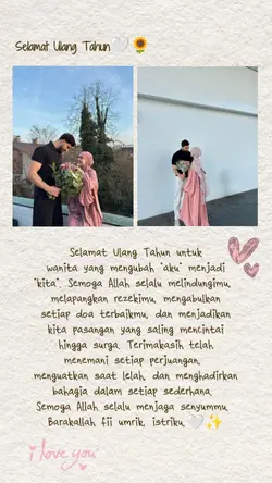 ucapan ultah istri