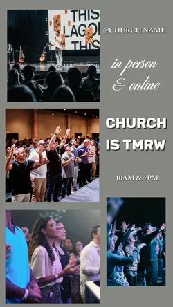 CHURCH IS TMRW 