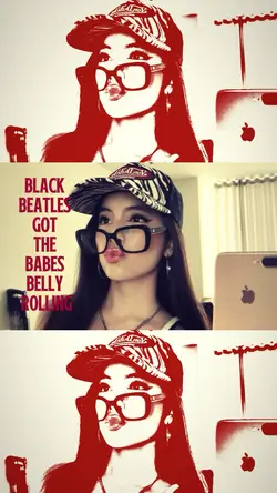 black beatles CapCut template