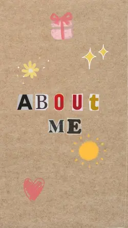 About me collage