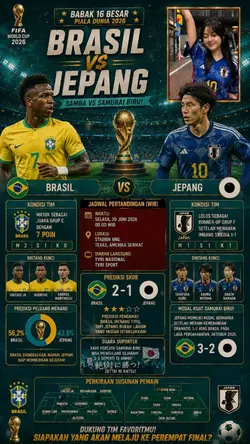 Brazil vs Jepang