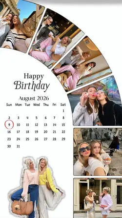 Birthday 9 August 