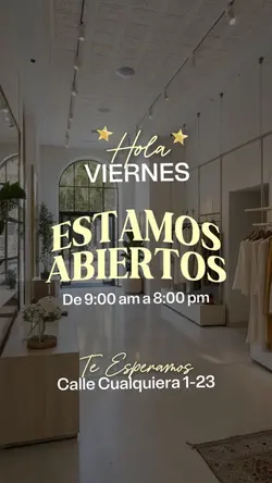 Estamos abiertos