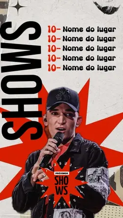 Agenda shows
