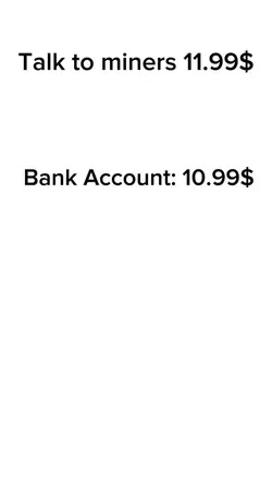 I need a Dollar!