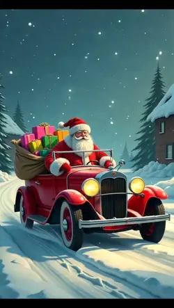 santa with gifts
