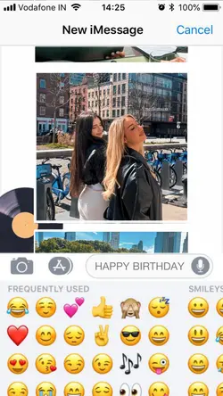 birthday imessage