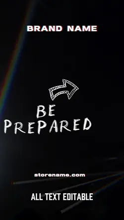 BE PREPARED - SOON
