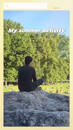My summer activity