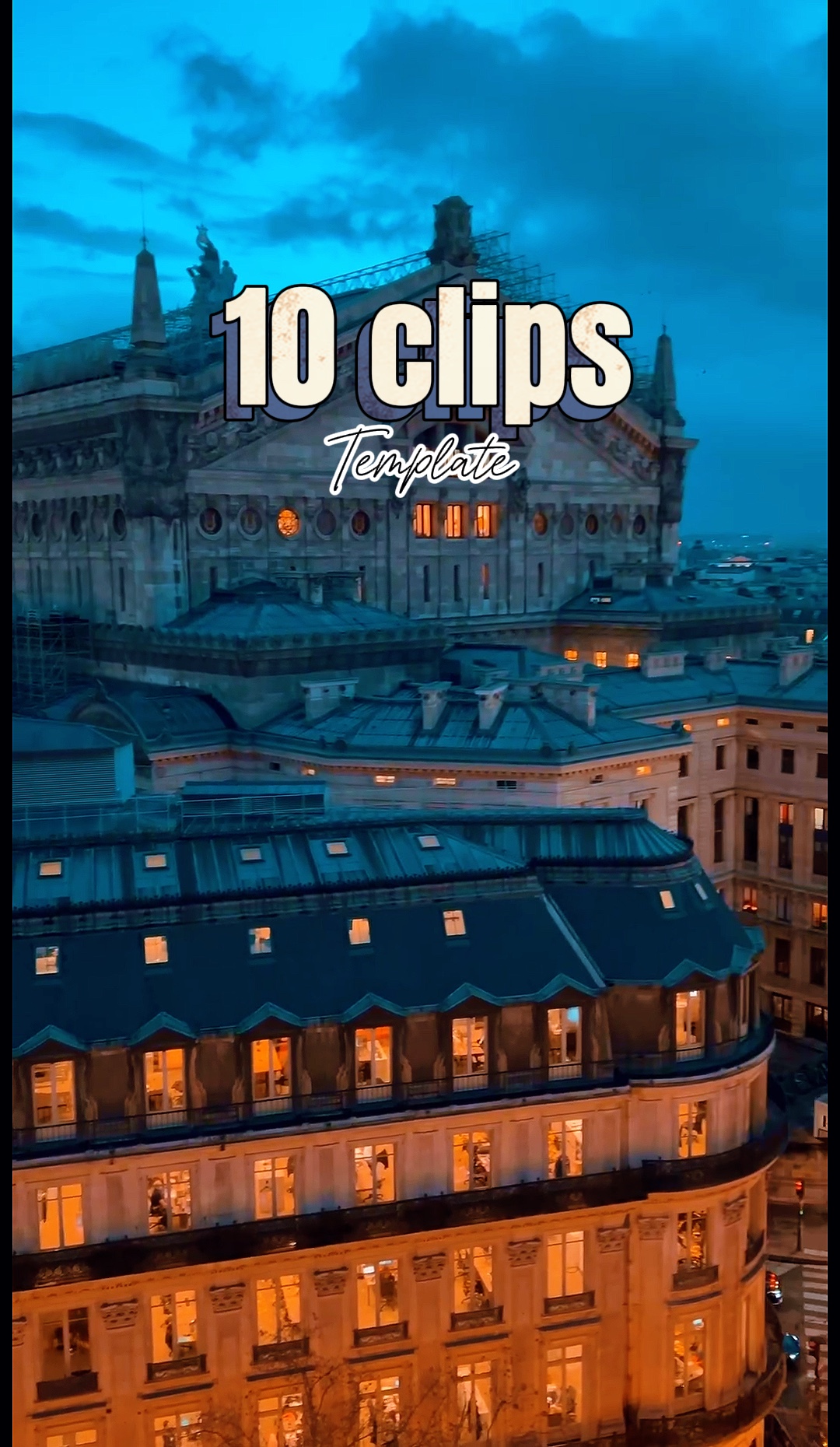 capcut template cover