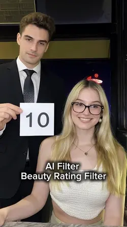 Beauty rating filter