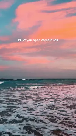pov you open camera