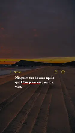 Deus planejou 
