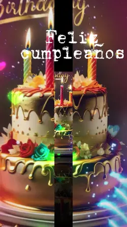 feliz cumpleaños 
