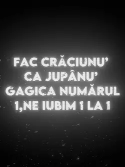 TZU - FAC CRĂCIUNU🎄