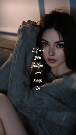 before you judge me