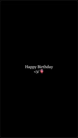 Happy birthday