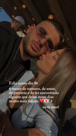 6 meses de namoro