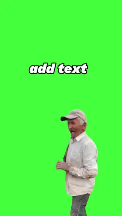 Old man screaming
