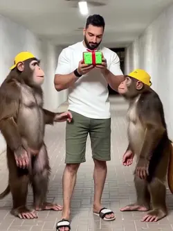 AI-generated monkey