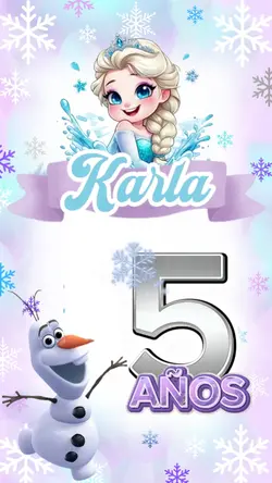 Invitación Frozen
