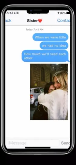 Sister love message