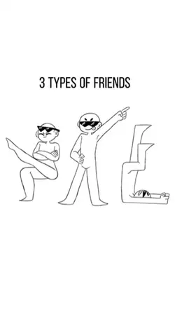 3 Types Of Friends 