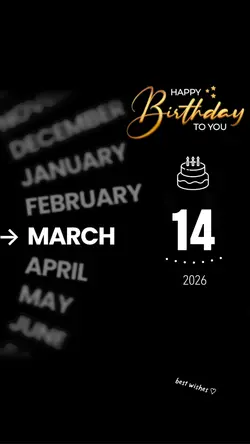 HBD 14 MARCH 2026
