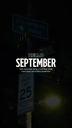 SEPTEMBER IS COMING