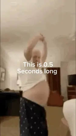 0.5 seconds long 