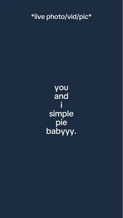 simple pie baby